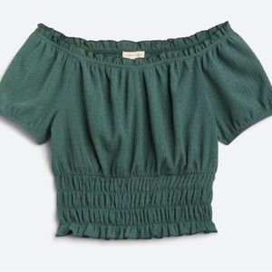 “The general good” brand shirt size L in soft emerald green color